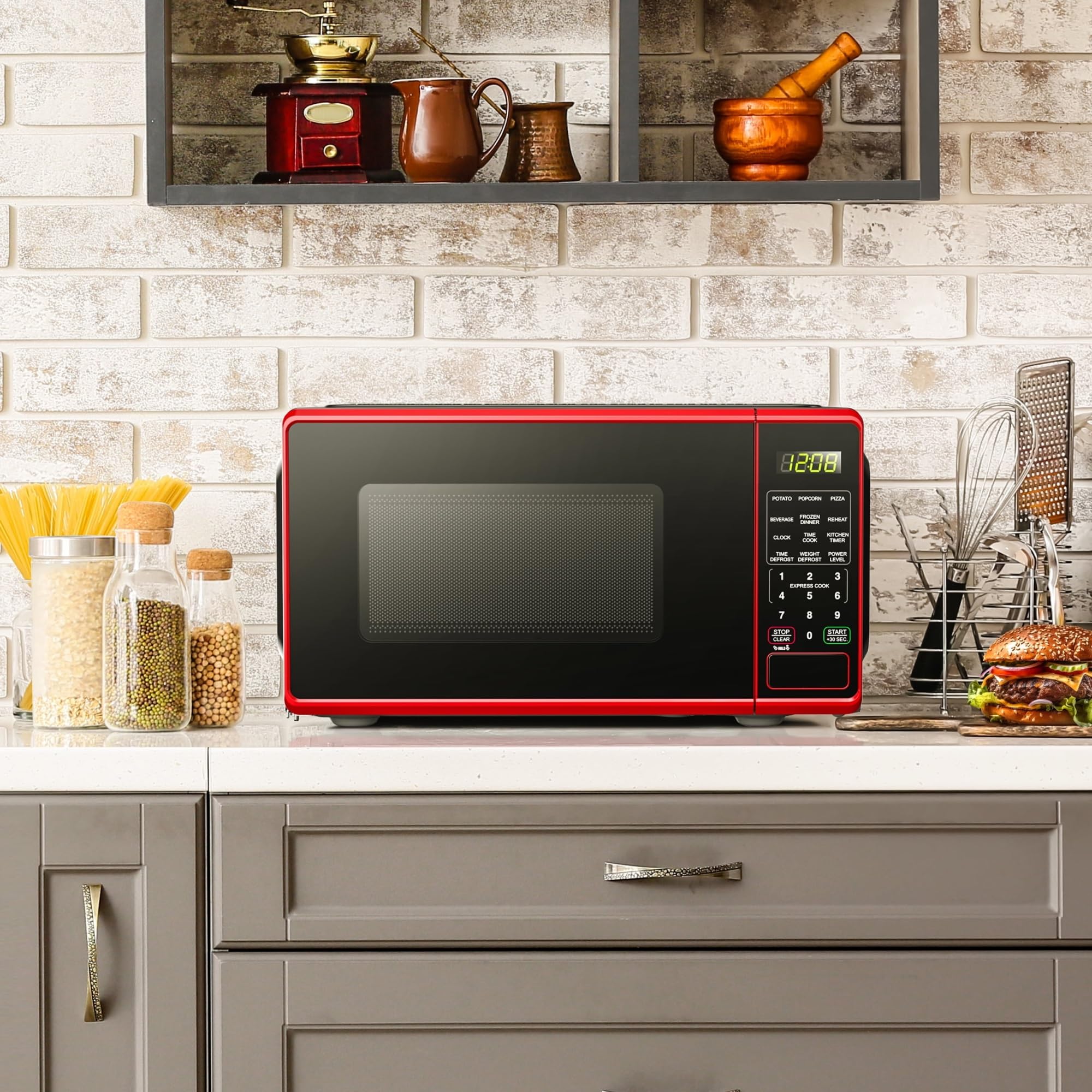 家電 #REF! Amazon.com: 0.7 cu. ft. Countertop Microwave Oven, 700 Watts, New